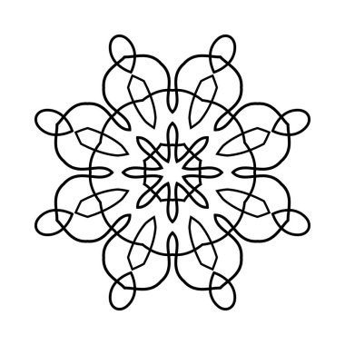 yuvarlak süsleme desen