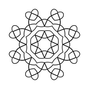 yuvarlak süsleme desen