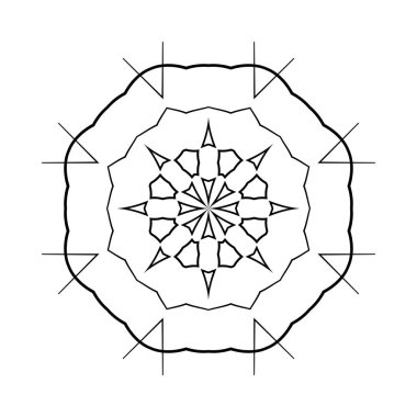 yuvarlak süsleme desen