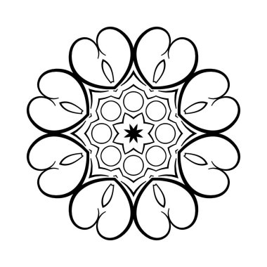 yuvarlak süsleme desen