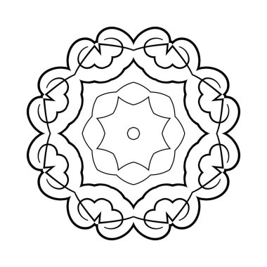 yuvarlak süsleme desen