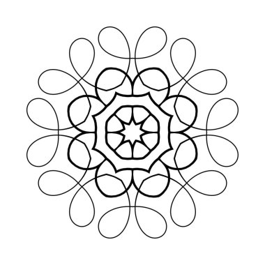 yuvarlak süsleme desen