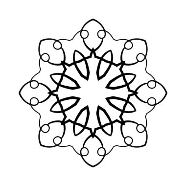 yuvarlak süsleme desen