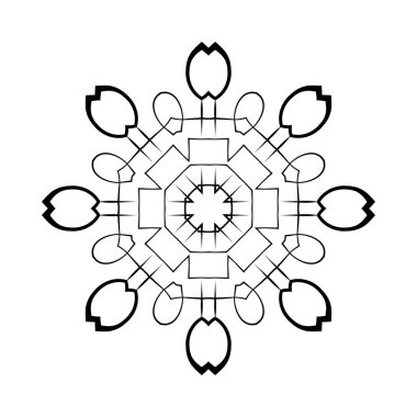 yuvarlak süsleme desen