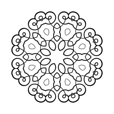 yuvarlak süsleme desen