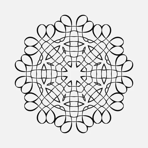 Круглый орнамент — стоковый вектор