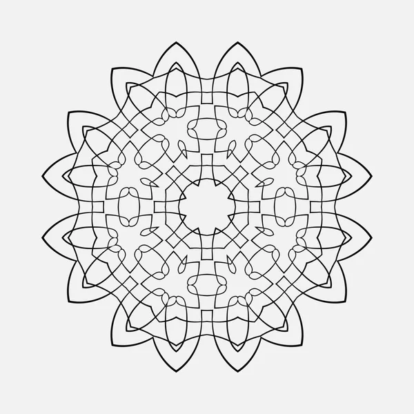 Круглый орнамент — стоковый вектор