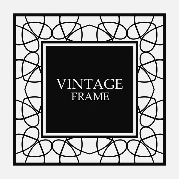 Cadre bordure vintage — Image vectorielle