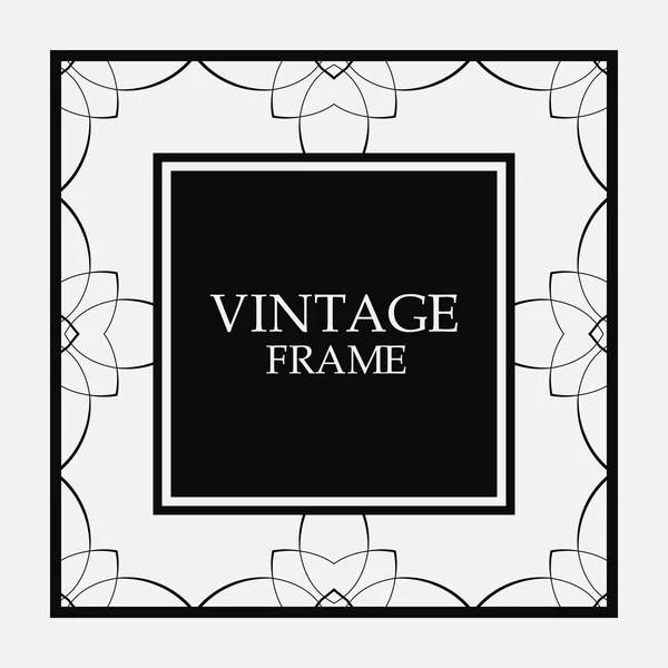 Cornice bordo vintage — Vettoriale Stock