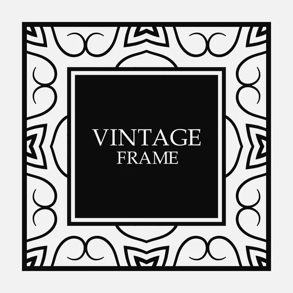 Cadre bordure vintage — Image vectorielle