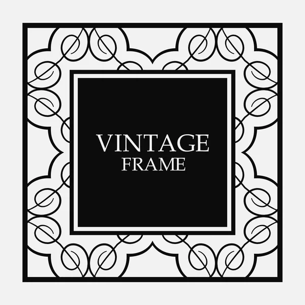 Cadre bordure vintage — Image vectorielle