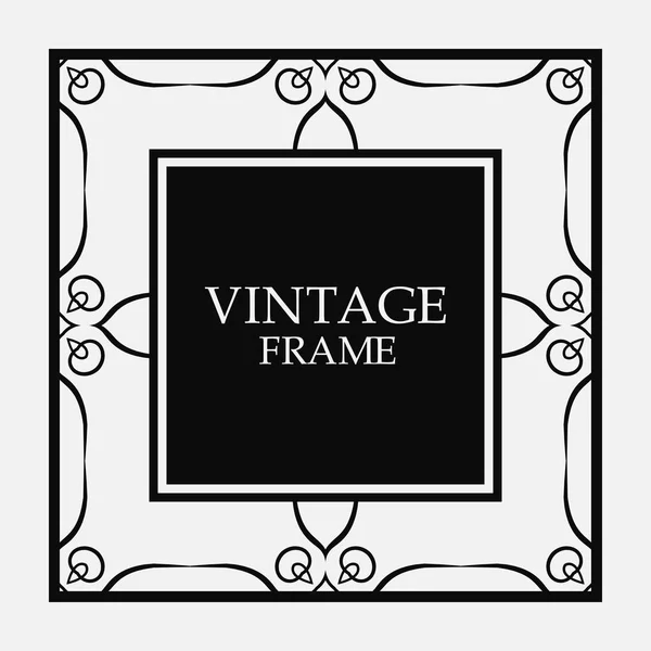 Cadre bordure vintage — Image vectorielle