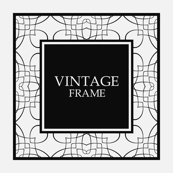 Cadre bordure vintage — Image vectorielle