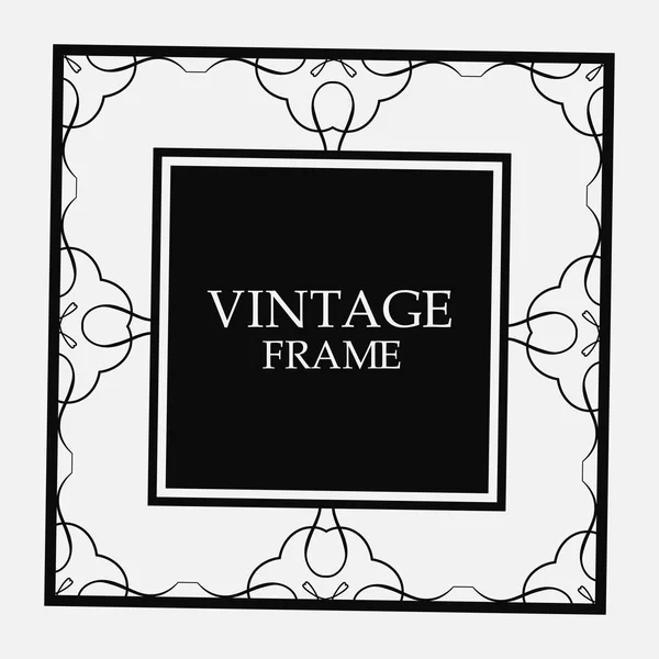 Cornice bordo vintage — Vettoriale Stock