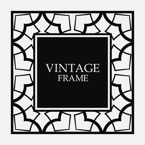 Cadre bordure vintage — Image vectorielle