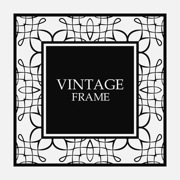 Cadre bordure vintage — Image vectorielle