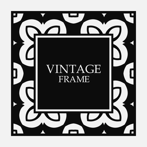 Cadre bordure vintage — Image vectorielle