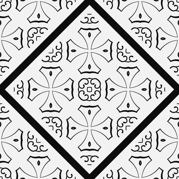 Decoratieve naadloze patroon — Stockvector