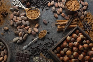 Kakao ve fındık karışımı