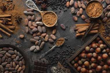 Kakao ve fındık karışımı