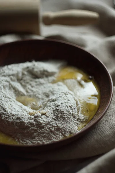 rustik kasede yumurta un