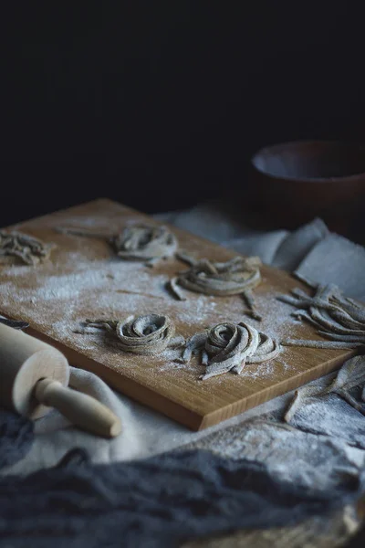 自家製の生麺 — ストック写真