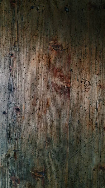 老旧的乡村木桌 — 图库照片