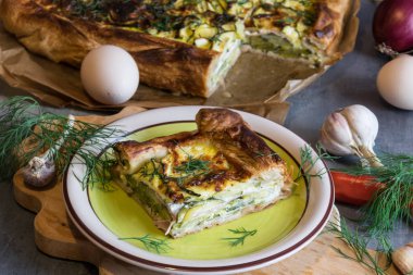 Kabak pasta dereotu ve ekşi krema ile harika ev yapımı