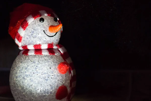 Korkunç Kardan Adam Kötü Noel Baba Korku Filmi Yüzündeki Korkunç — Stok fotoğraf