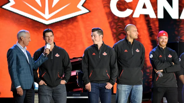 Team Canada at World Cup Premiere Party — Stock Photo, Image