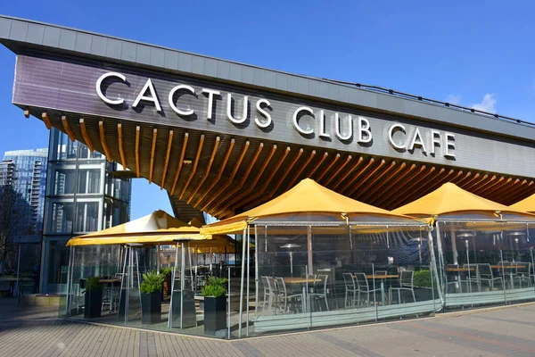 Vancouver Canadá Março 2020 Cactus Club Cafe Coal Harbour Location — Fotografia de Stock