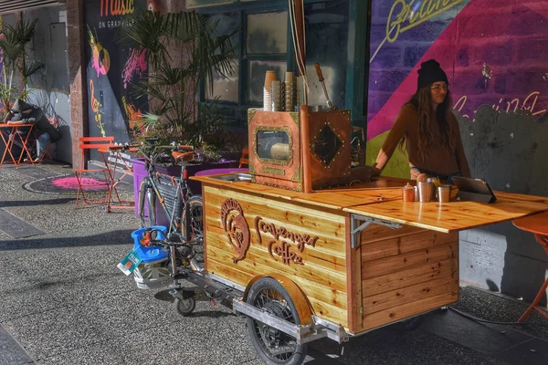Vancouver Kanada Března 2020 Scavenger Coffee Mobile Cart Steampunk Espresso — Stock fotografie