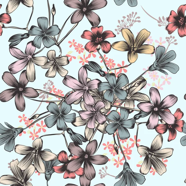 Pastel çiçek çiçek vektör arka plan