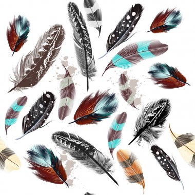 Renkli ve oyulmuş eşarplı vektör arka plan