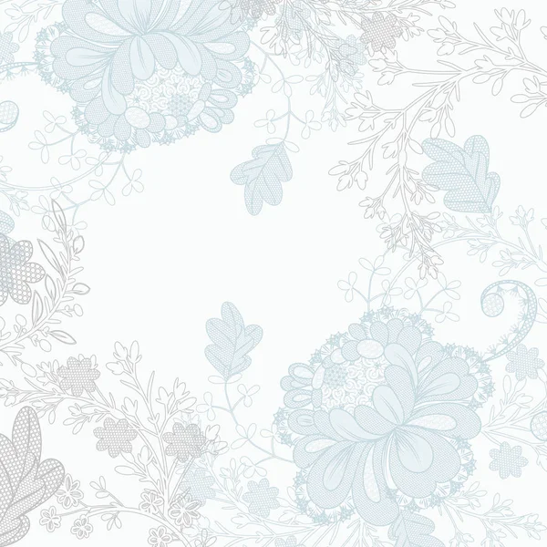 Floral vector bruiloft kant achtergrond voor ontwerp — Stockvector