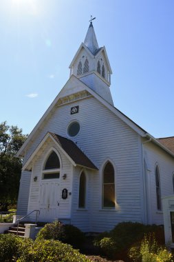 1889 tarihi Trinity Metodist Kilisesi Southport, North Carolina, mevcut kutsal inşa