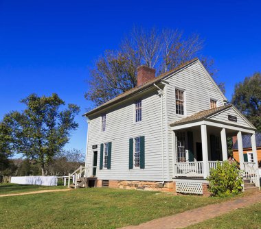 Meeks genel mağaza içinde Appomattox Court House Milli Park Virginia. Francis Meeks tarafından inşa 1852. Genel mağaza ve postane işletilen.