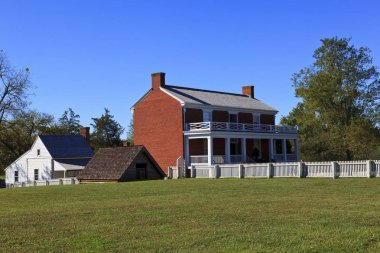 Appomattox Adliyesi Virginia Mclean evde. Yonca tepe Köyü, geçinmek tarihi köy. Lee ve Grant 9 Nisan 1865 teslim sitenin.