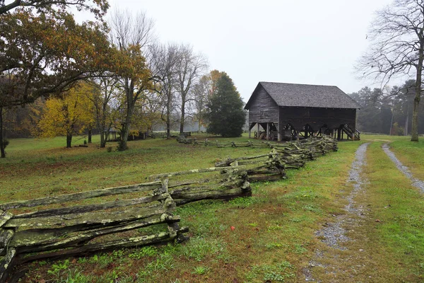 Fienile Sulla Living History Farm Kings Mountain State Park Carolina — Foto Stock