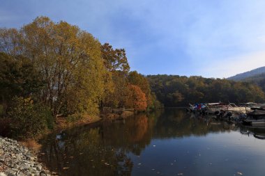 Lake Lure deniz Morse Park deniz araçları ile düşme sırasında
