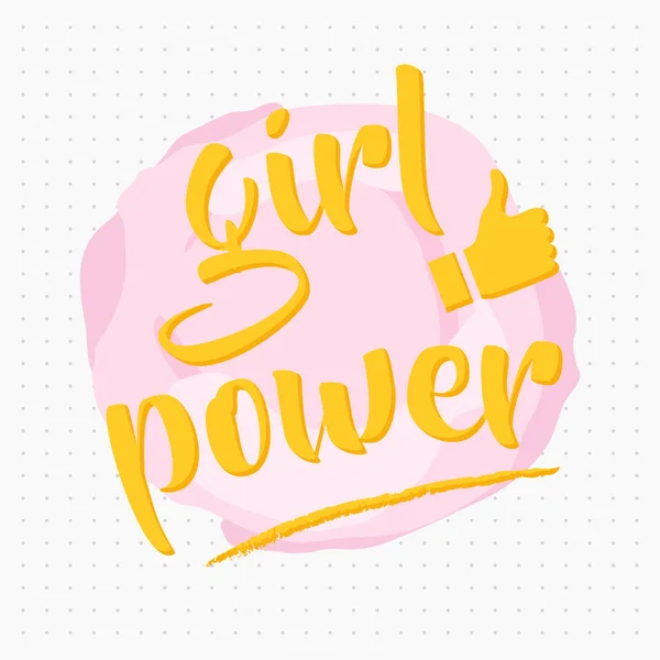 Girl power pster — Zdjęcie stockowe