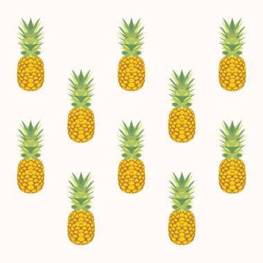 Ananas pürüzsüz desen. 