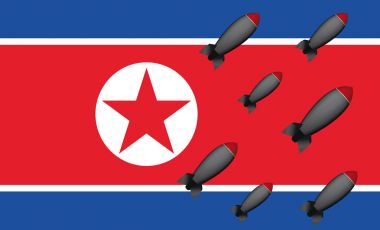 North korea bombs clipart