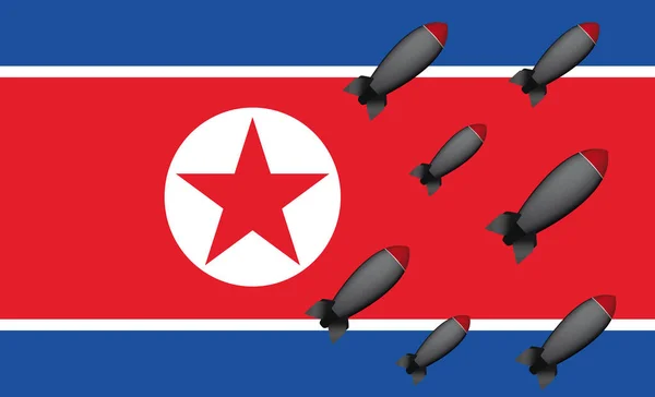 Bombas da Coreia do Norte — Fotografia de Stock