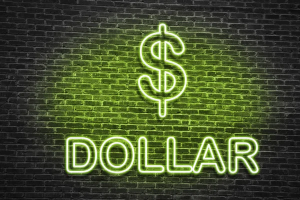 dollar neon sign