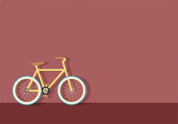 Bicicleta na cidade — Vetor de Stock