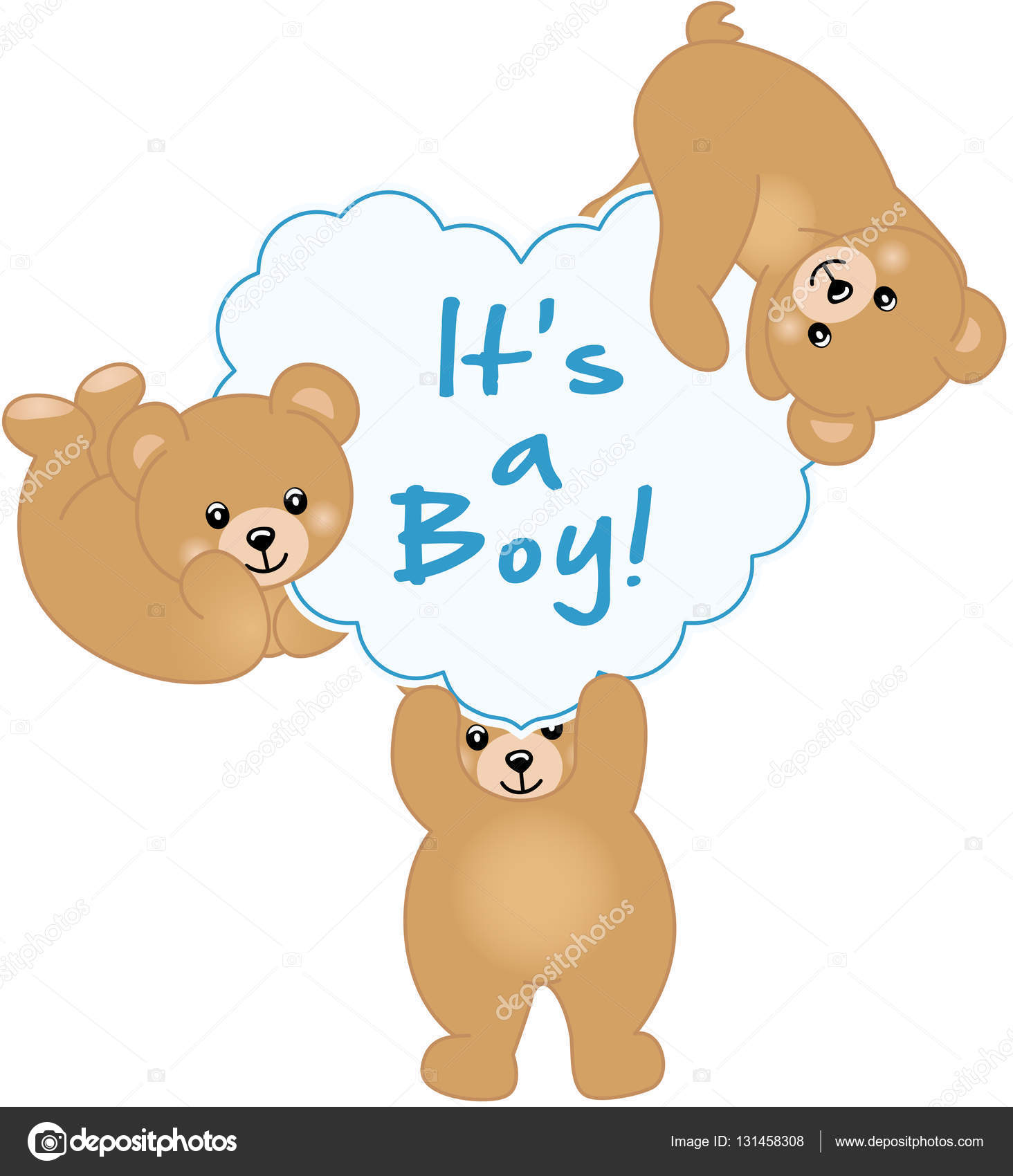 Boy Teddy Bear Baby Shower Stock Vector Socris79 131458308 Boy Teddy Bear Baby Shower Stock Vector
