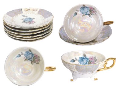 Antika çay bardağı seti