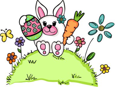 Sevimli Paskalya tavşanı