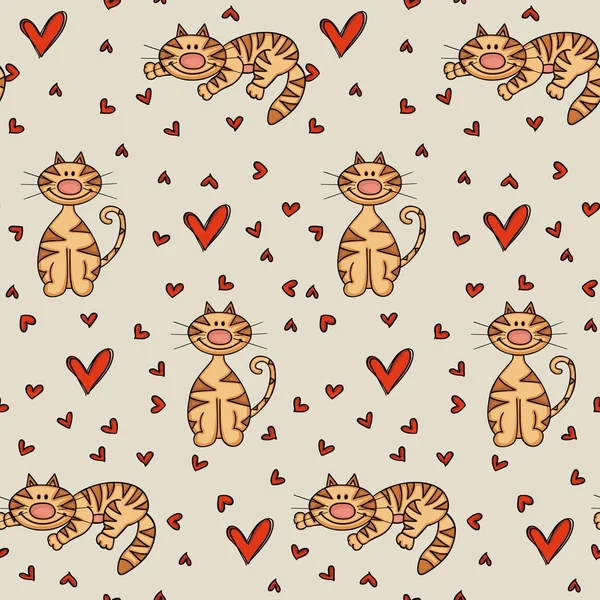 Kediler ve kalpleri ile sorunsuz